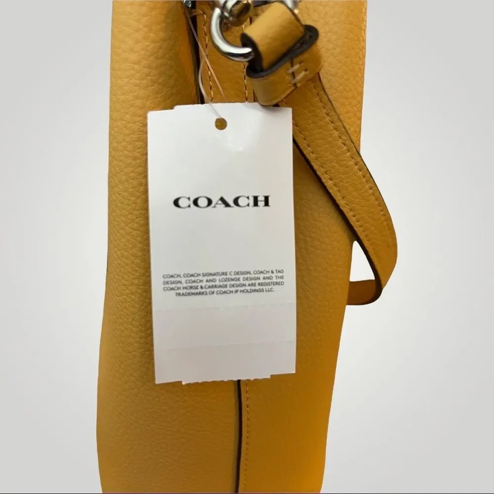 Coach K2111-1011 Small Town Bucket Pebble Leather & Mini ID Holder